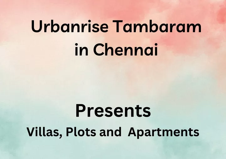 urbanrise tambaram in chennai