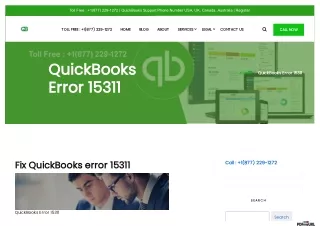 QuickBooks Error 15311 | Toll Free: 1(877)-229-1272