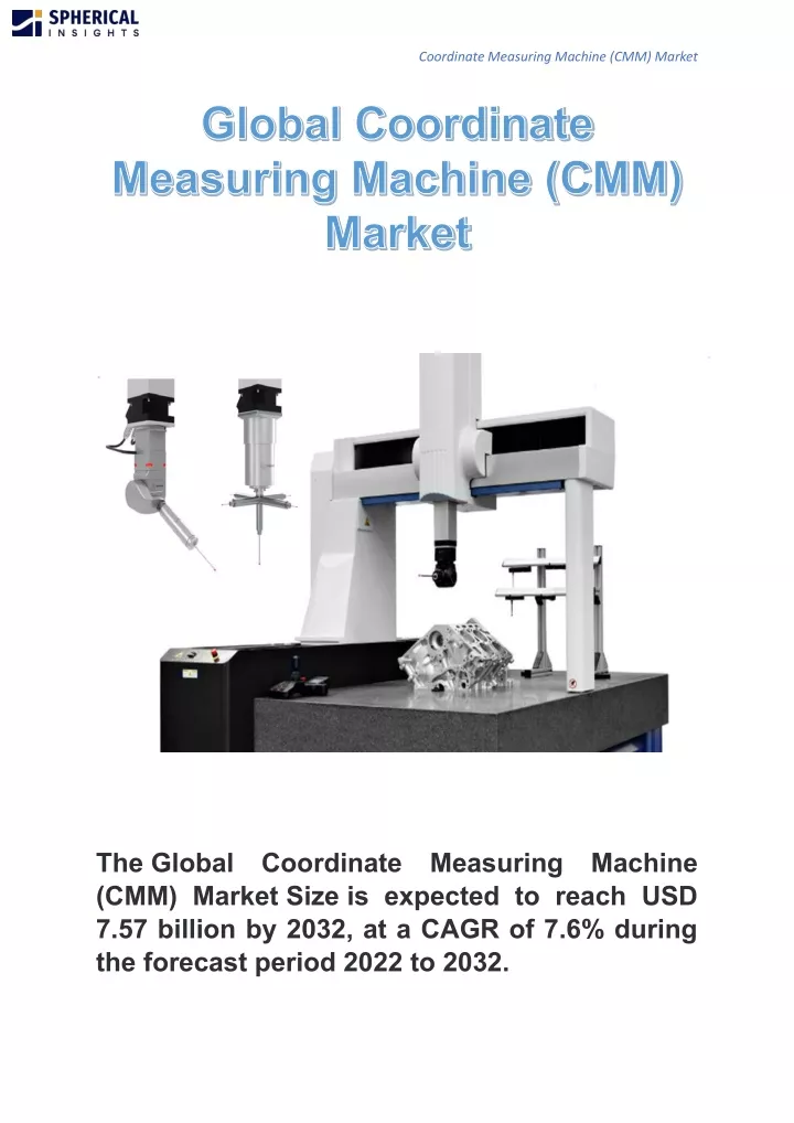 coordinate measuring machine cmm market