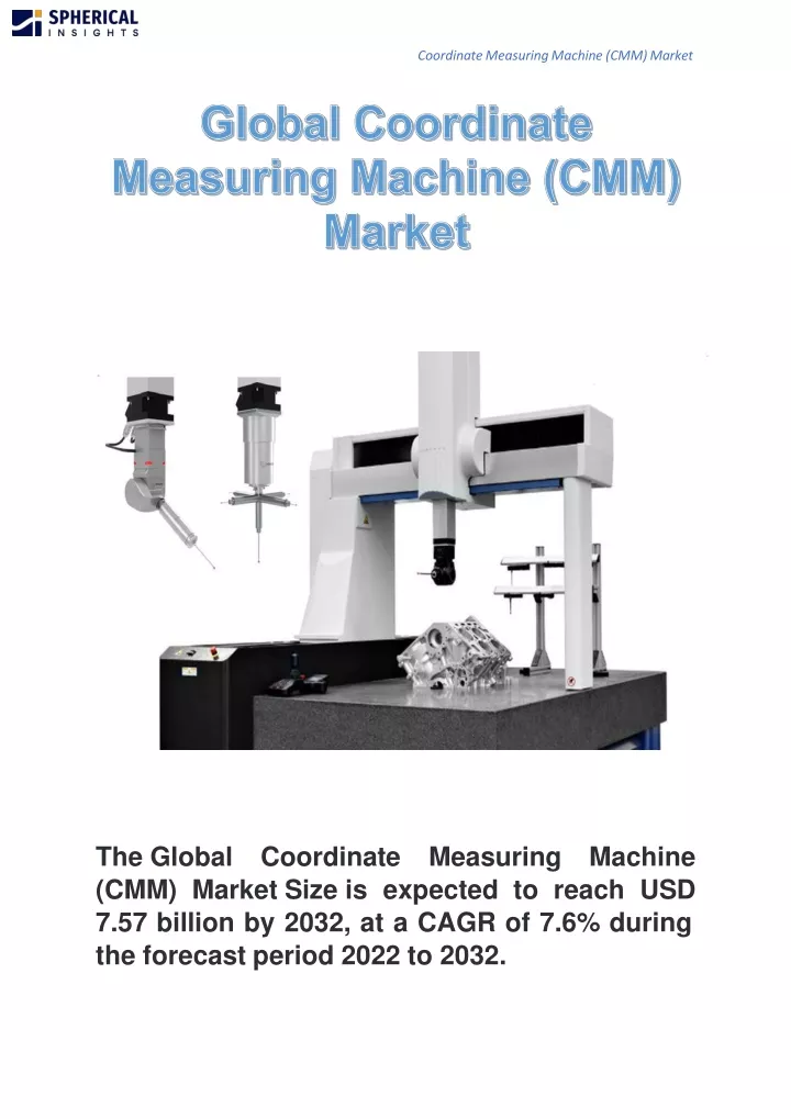 coordinate measuring machine cmm market