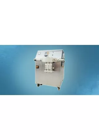 high pressure homogenizer