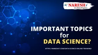 Important Topics for Data Science - NareshIT