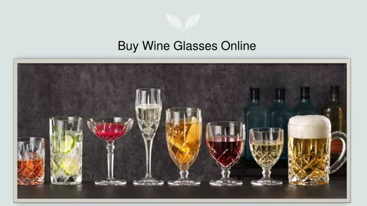 buy wine glasses online