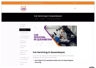 Local Car Service Mechanics in Queanbeyan - JSG Automotive