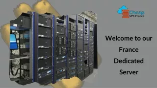 High-Speed France Dedicated Server for Lightning-Fast Websites