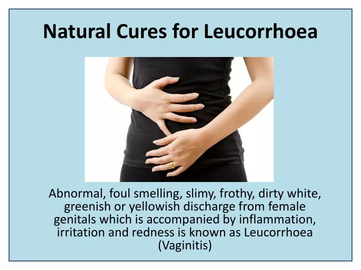 natural cures for leucorrhoea