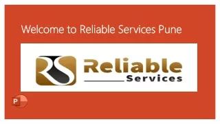 Welcome to Reliable Services Pune