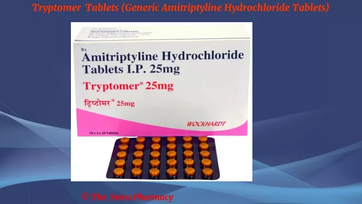 tryptomer tablets generic amitriptyline