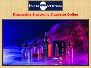 Disposable Electronic Cigarette Online