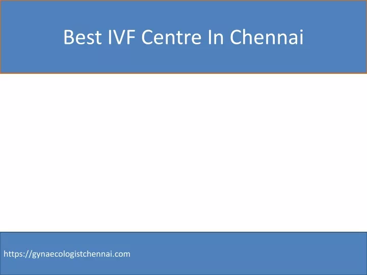 best ivf centre in chennai
