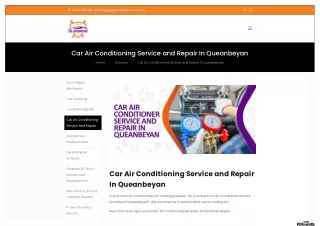 Local Car Air Conditioning Service And Repair In Queanbeyan - JSG Automotive