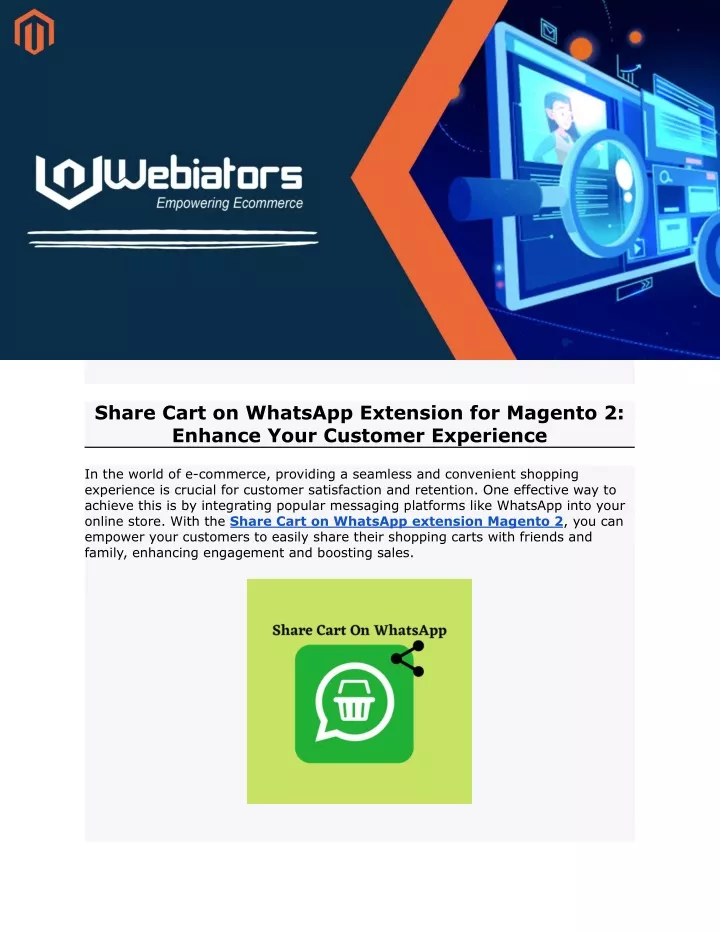 share cart on whatsapp extension for magento