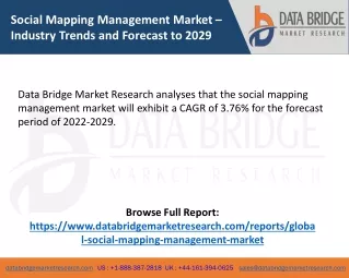 Global Social Mapping Management Market