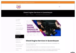 Local Diesel Engine Services In Queanbeyan