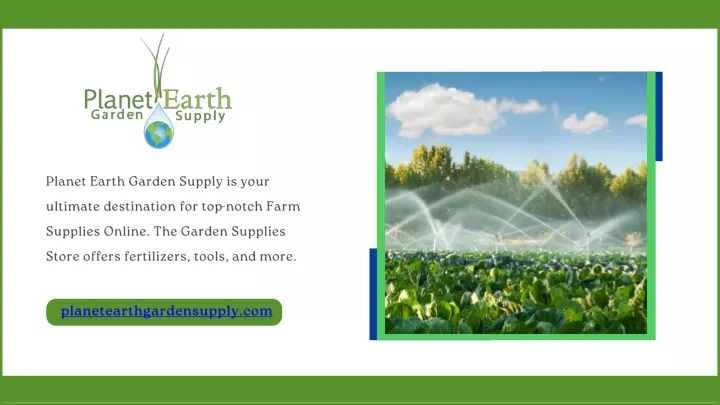 planet earth garden supply is your ultimate