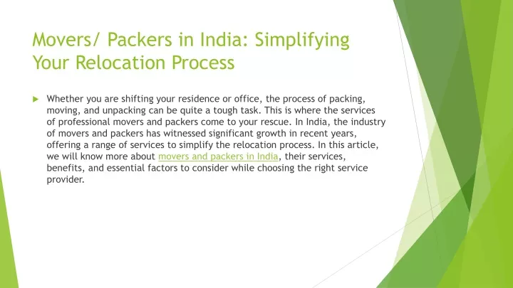 movers packers in india simplifying your relocation process