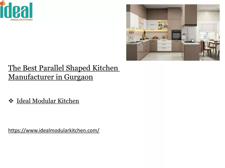 the best parallel shaped kitchen manufacturer