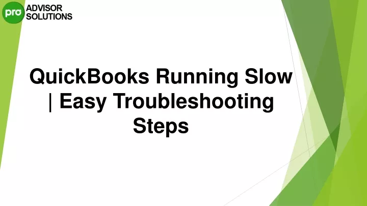quickbooks running slow easy troubleshooting steps