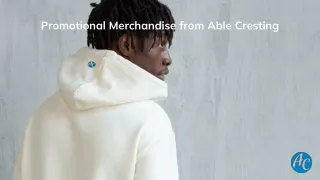Promotional Merchandise from Able Cresting