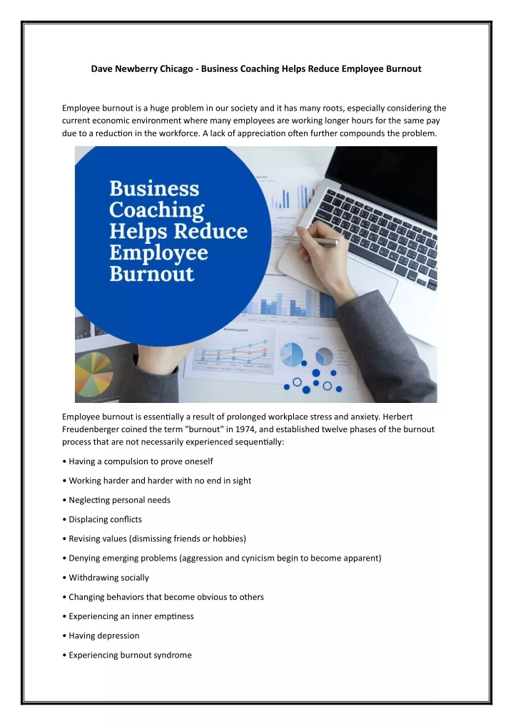 dave newberry chicago business coaching helps