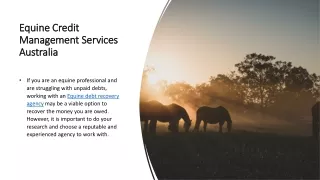 Thoroughbred Industry Specialists Australia