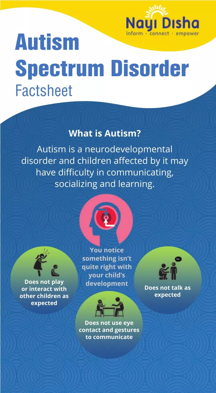 autism spectrum disorder factsheet