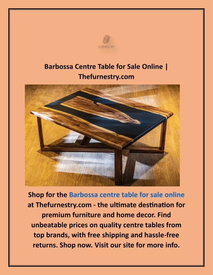 barbossa centre table for sale online