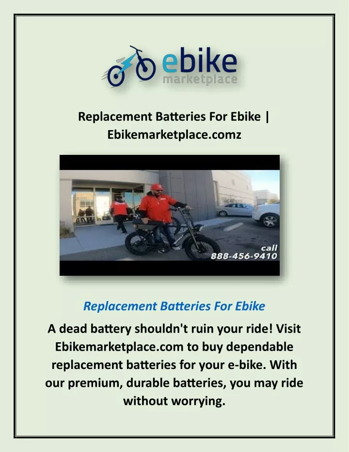 replacement batteries for ebike ebikemarketplace