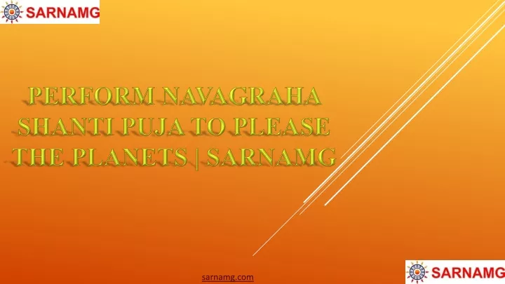 perform navagraha shanti puja to please the planets sarnamg