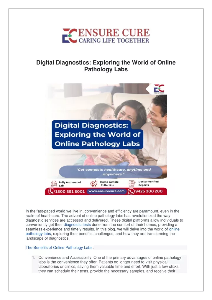 digital diagnostics exploring the world of online