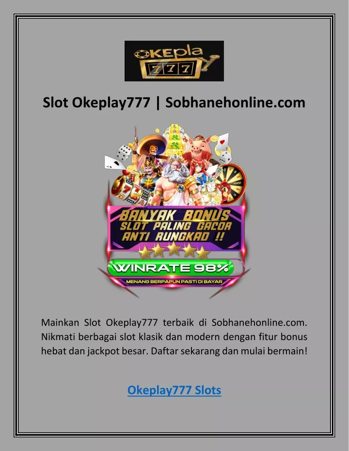 slot okeplay777 sobhanehonline com