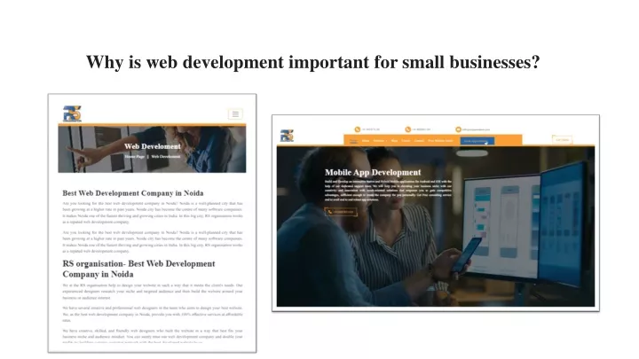 why is web development important for small businesses