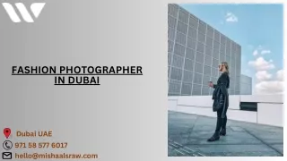 Fashion Photographer in Dubai | Best Fashion Photographers - Mishaalsraw