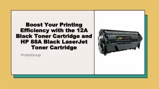 HP 12A Black toner cartridge