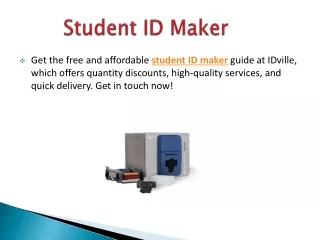 Student ID Maker