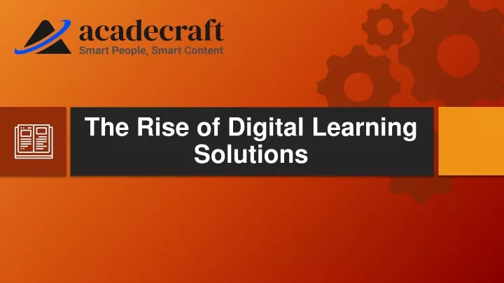 the rise of digital learning solutions
