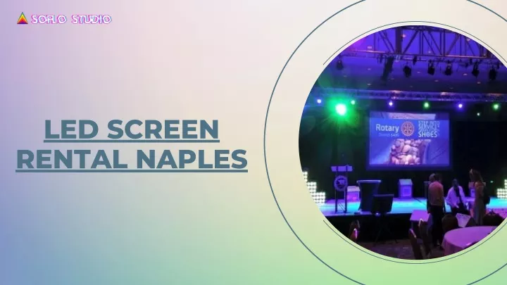 led screen rental naples