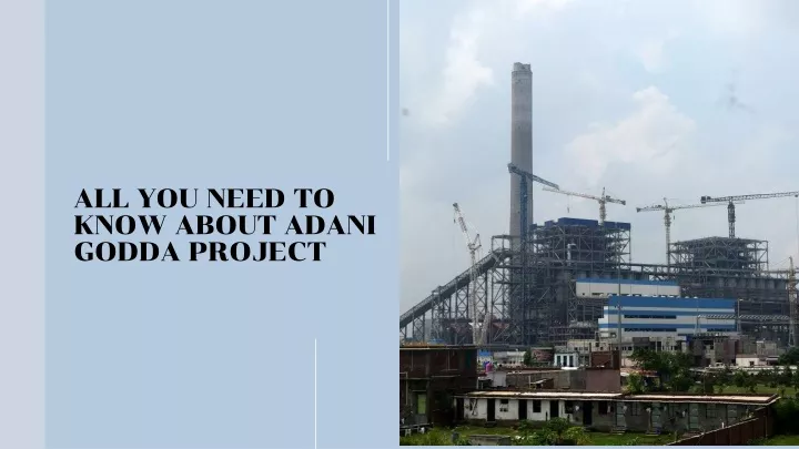 all you need to know about adani godda project