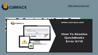 How to Resolve QuickBooks Error 6110.