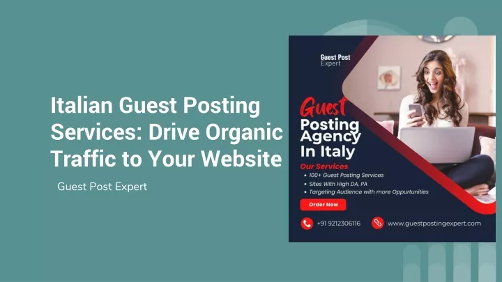 italian guest posting services drive organic traffic to your website