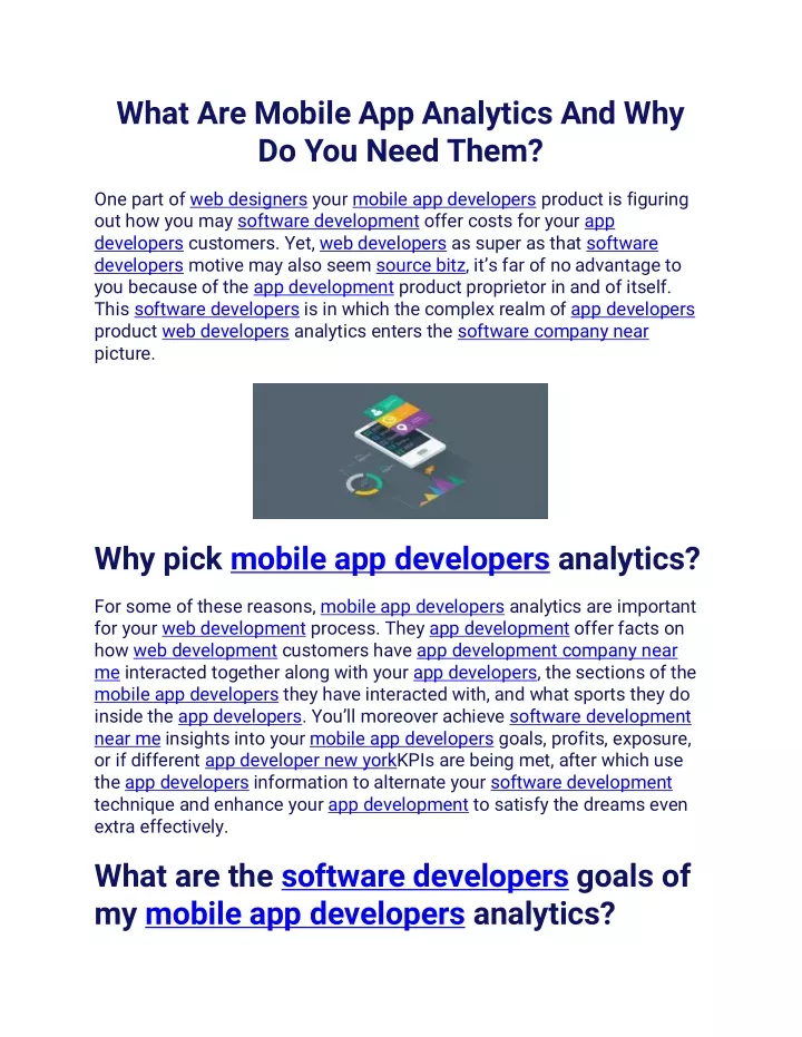 what are mobile app analytics and why do you need