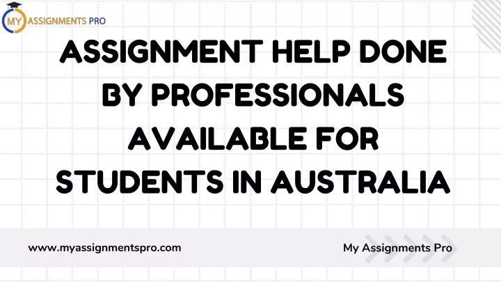 assignment help done by professionals available