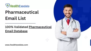 Pharmaceutical Email List | 100% verified Pharmaceutical Industry Email List
