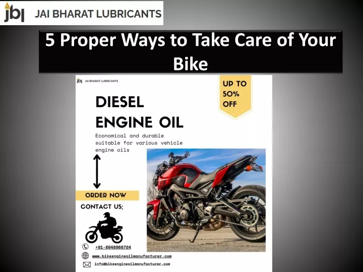 5 proper ways to take care of your bike