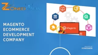 Magento Ecommerce Development Company -  Zonedweb