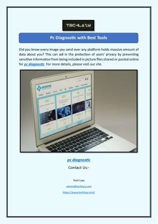 pc diagnostic with best tools