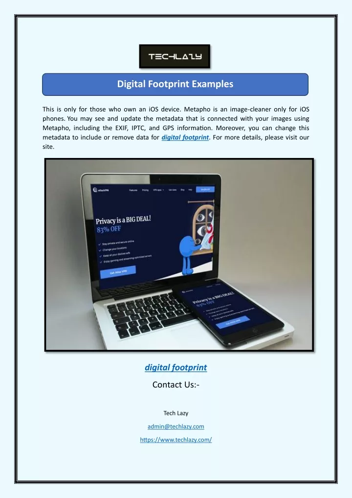 digital footprint examples