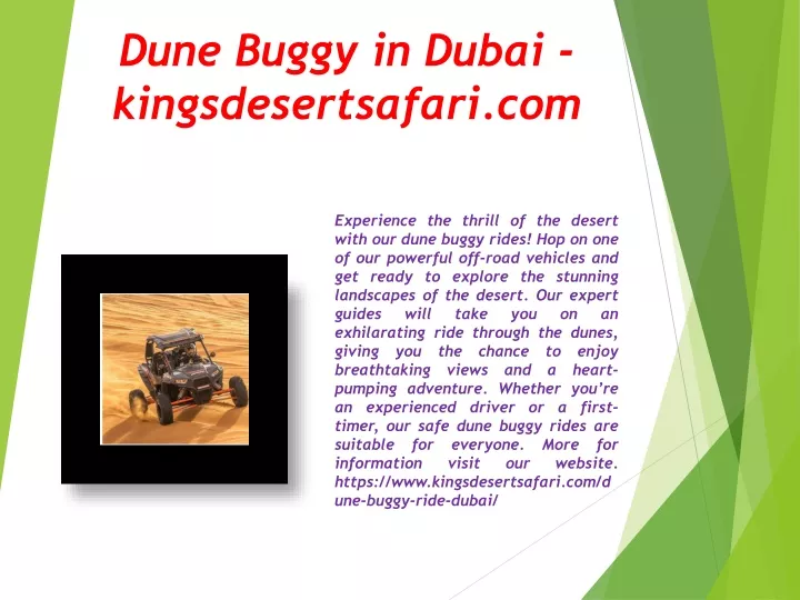 dune buggy in dubai kingsdesertsafari com