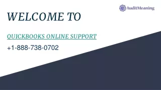 QuickBooks online support |  1-888-738-0702