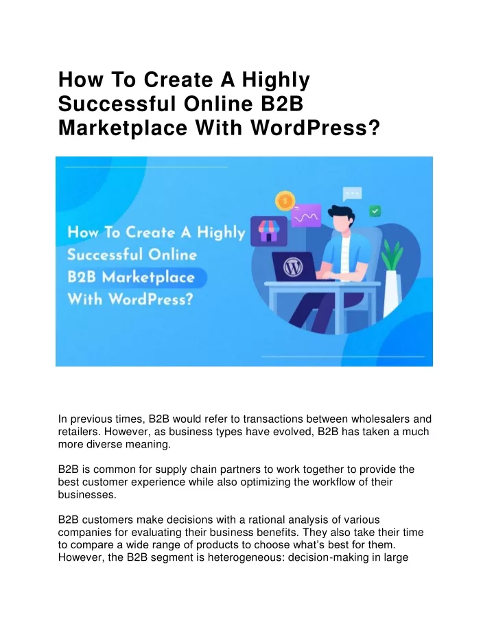 how to create a highly successful online